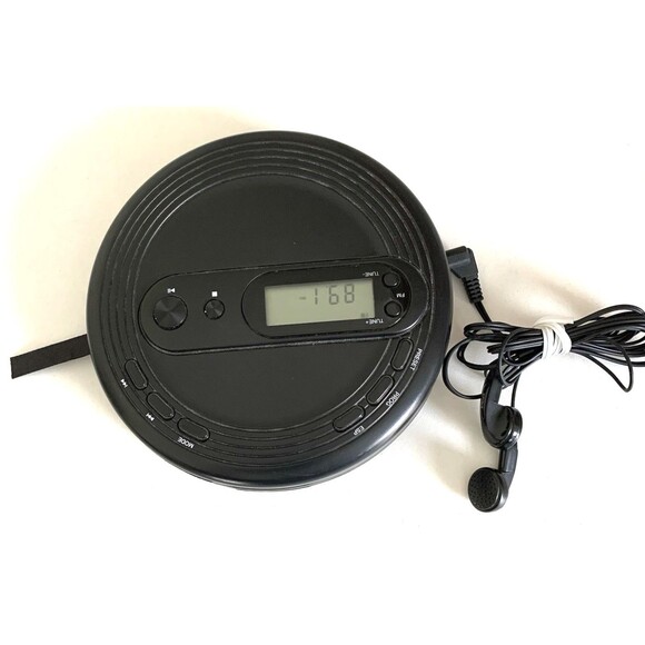ONN PORTABLE CD PLAYER WITH FM RADIO MODEL#ONB15AV201 With Standard Headphones - Picture 1 of 7